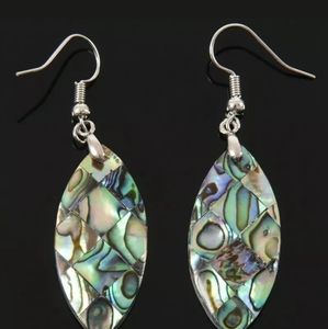 Beautiful abalone shell earrings